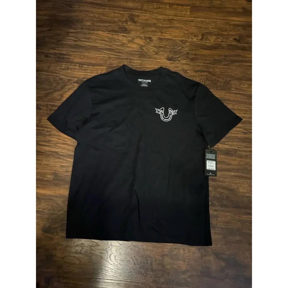 True Religion T-shirt Men's Color Black Size L